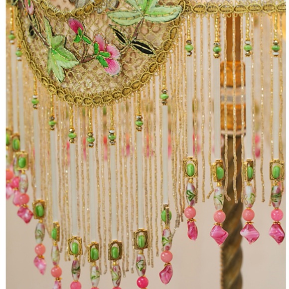 NIGHTSHADES Floor Lamp by Artist Christine Kilger, One-of-a-Kind, Victorian - Picture 4 of 14